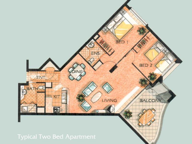 The Oasis Apartments Брісбен Екстер'єр фото